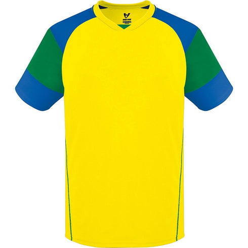 Russell Athletic Youth Mundo Jersey (322861-C), Color 'Power YellowKellyRoyal'